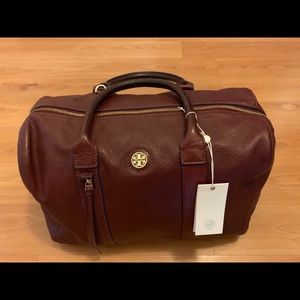 Tory Burch tote bag deep burry/burgundy